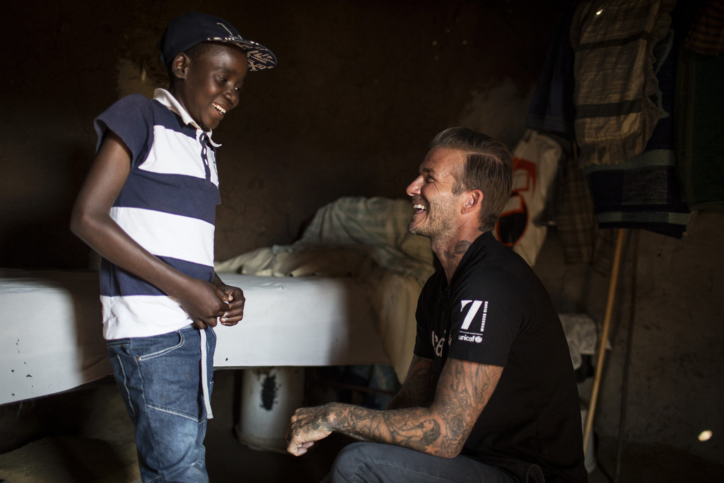 David Beckham UNICEF Charity VIsit 4