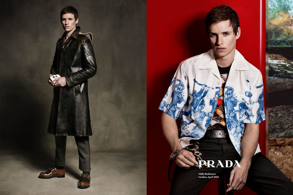 Eddie Redmayne for PRADA AW16