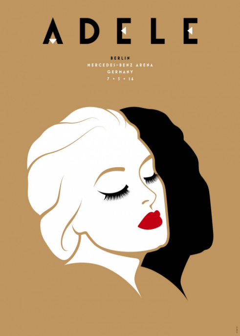 Adele Tour 2016 Berlin Poster