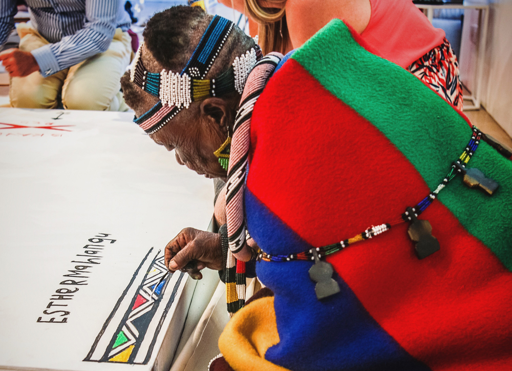 Esther Mahlangu - Belvedere RED