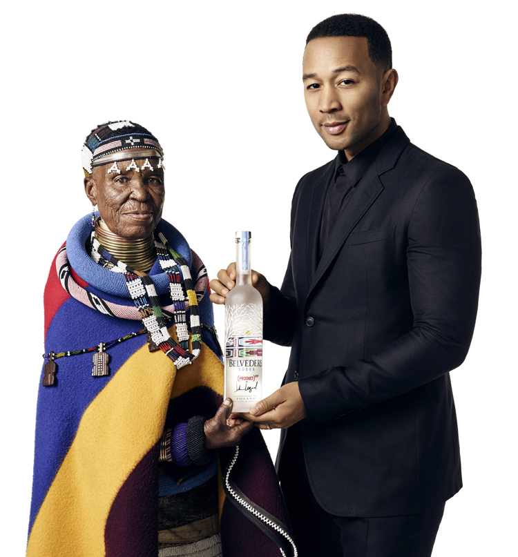 JOHN LEGEND ESTHER MAHLANGU Belvedere RED