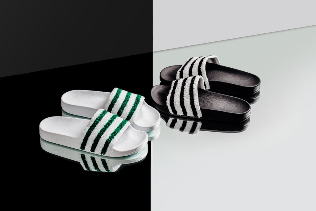 adidas Terry Cloth adilette Slides 