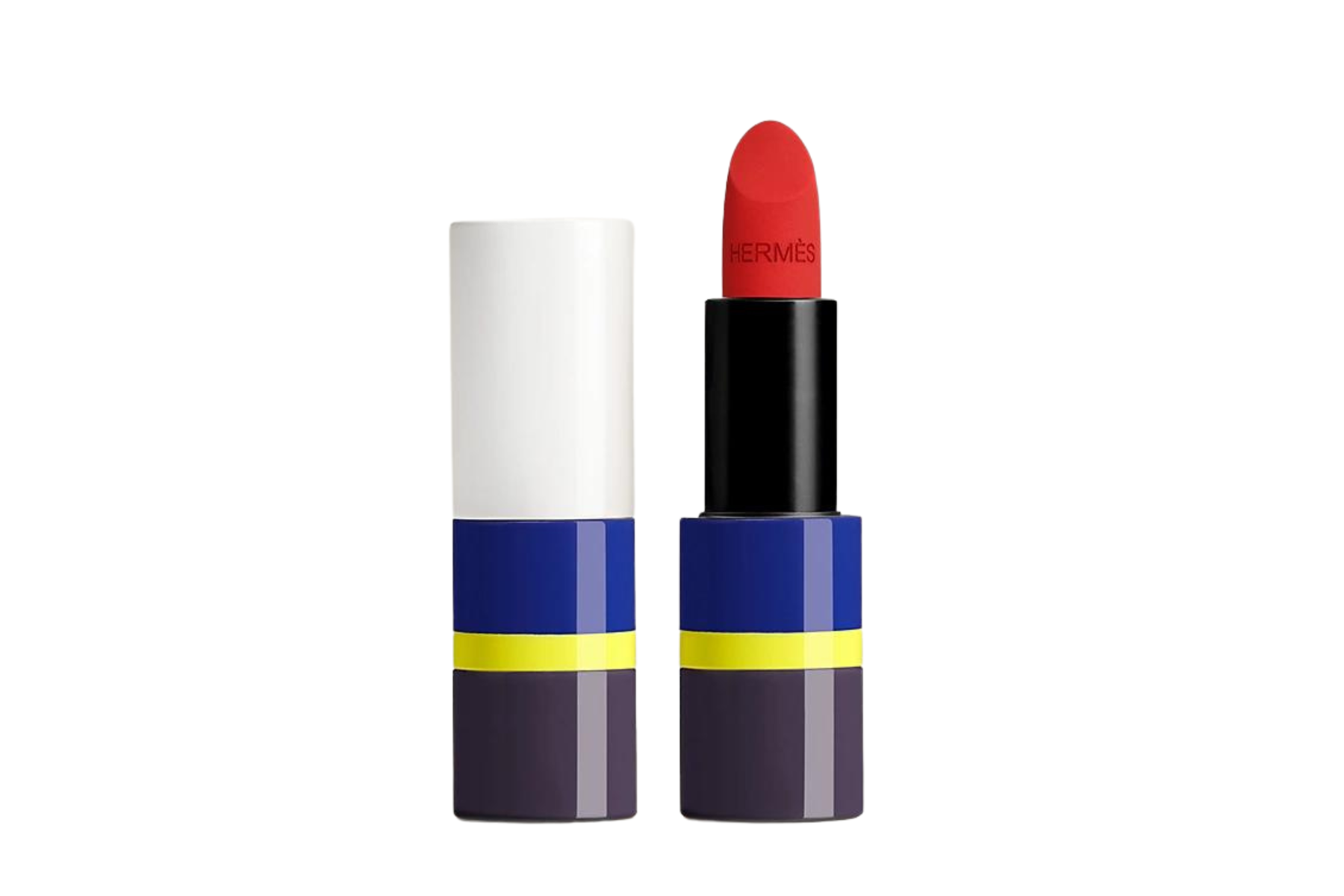 Hermes Matte Rouge Lipstick in Rouge Cinetique